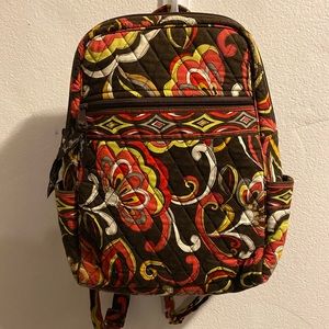 EUC Vera Bradley small backpack pattern Puccini